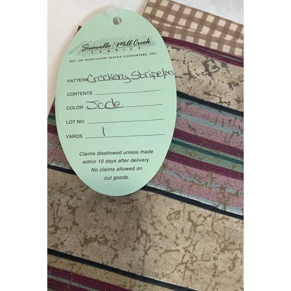 Mill Creek Fabrics Multi Color Fabric Lot Green Brown Purple Red Beige Blue - Picture 10 of 12